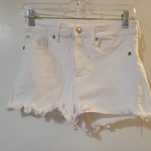American Eagle White Denim Shorts